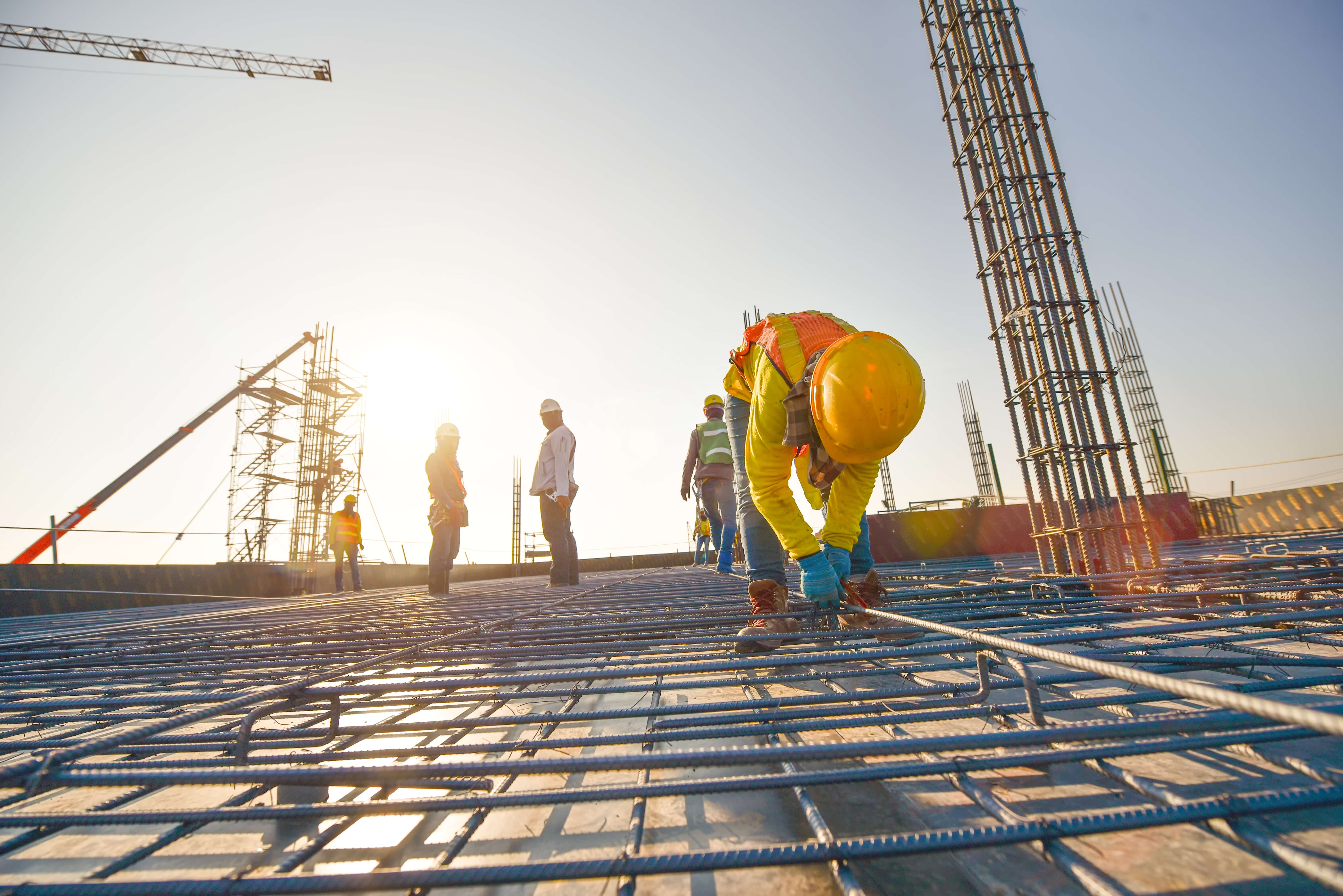 construction worker on roof